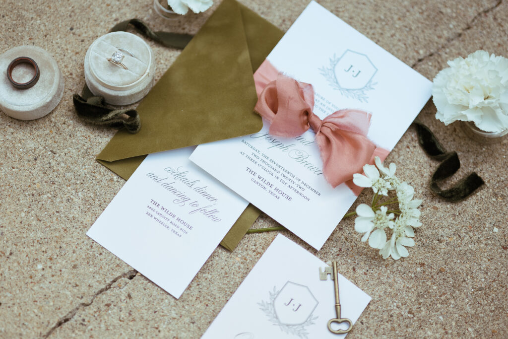 wedding invitations with save the dates