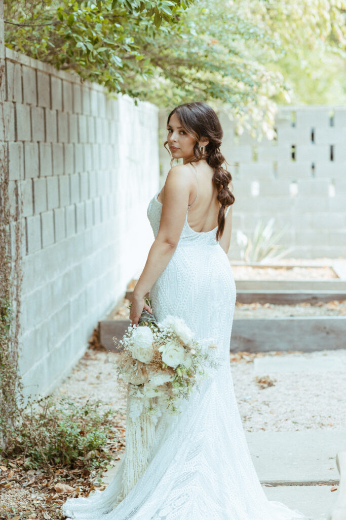 bright and airy editorial bridal portrait