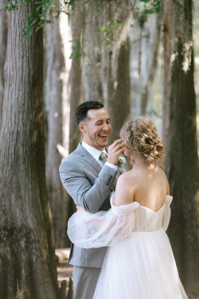 whimsical forest elopement