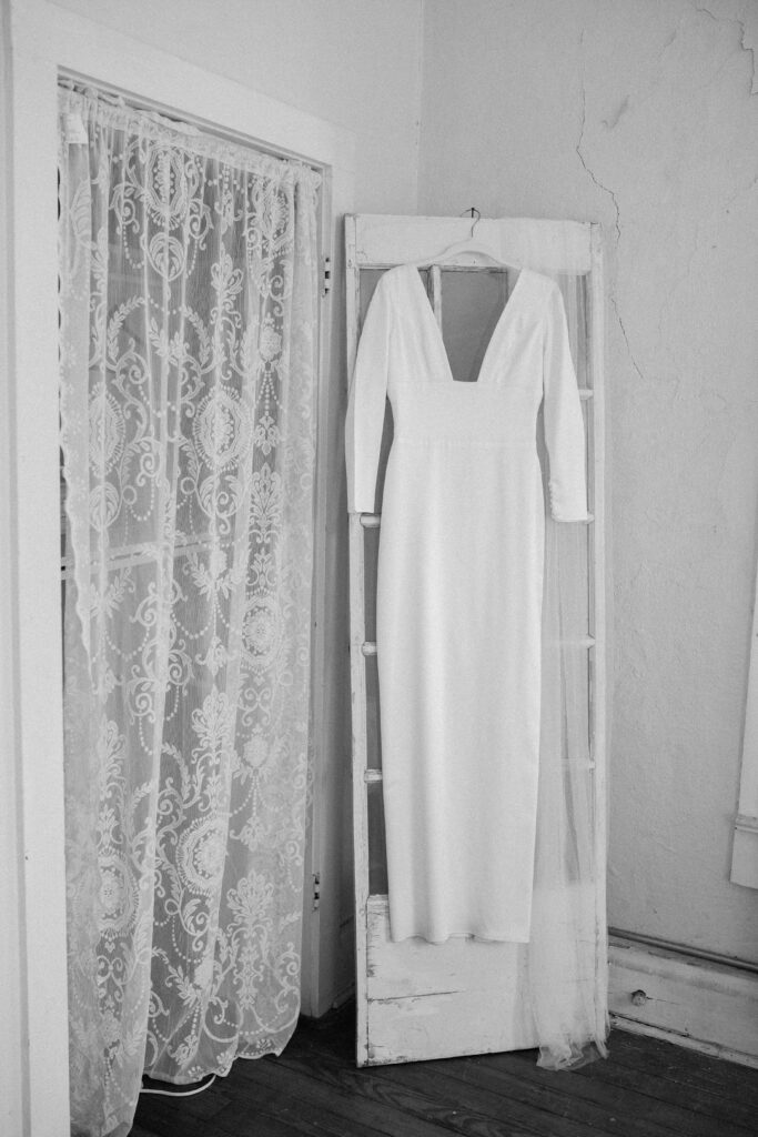 timeless long sleeve wedding dress