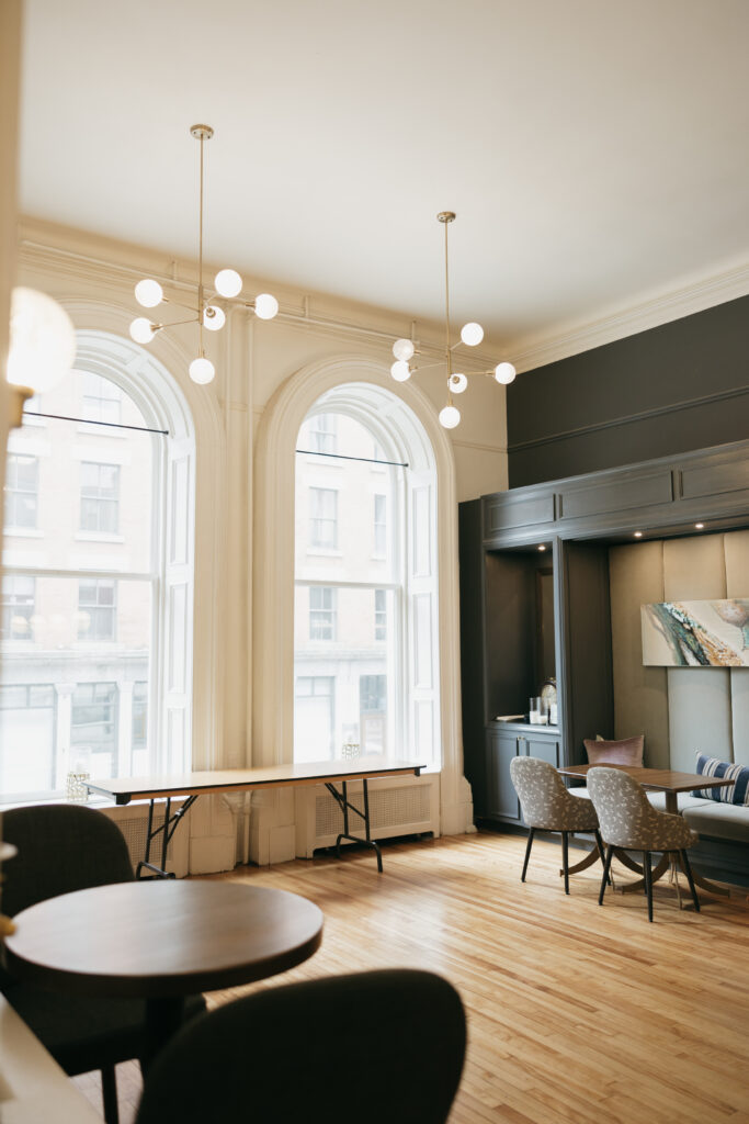 The Halifax Club event and venue space; bridal getting ready suite