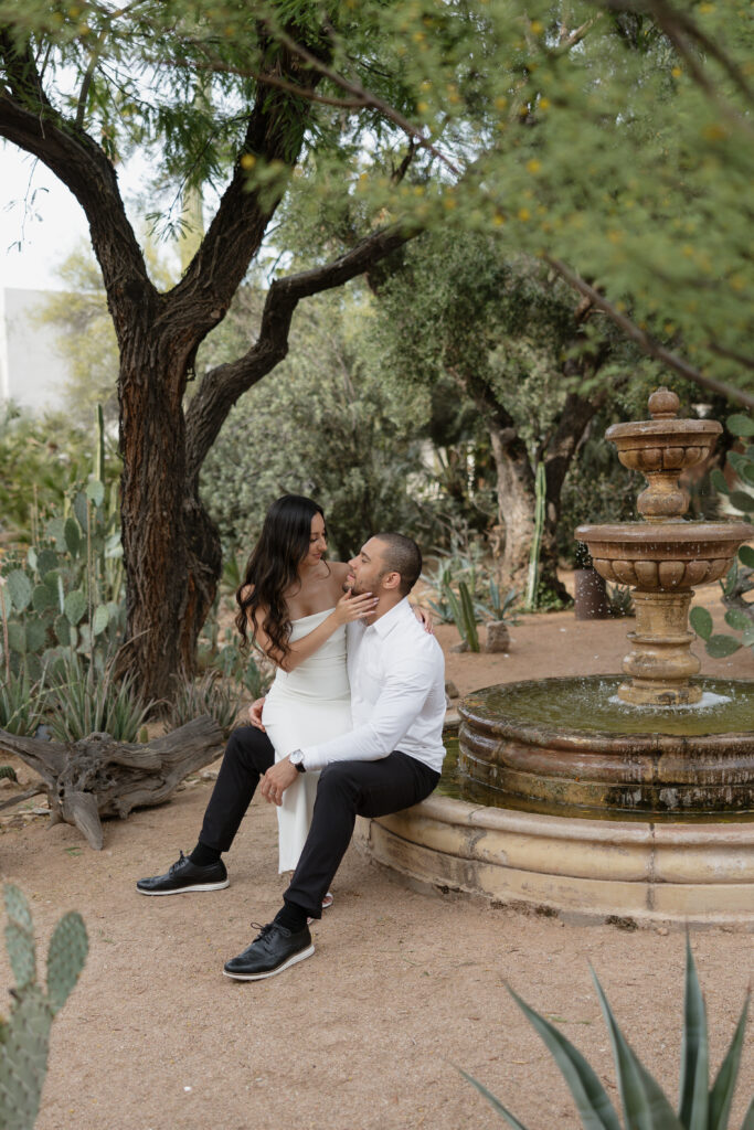 A modern timeless micro-wedding at the Joshua Tree House in Tucson, Arizona - Saguaro National Park